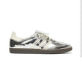 Adidas x Wales Bonner Samba in the 'Silver Metallic' colorway.