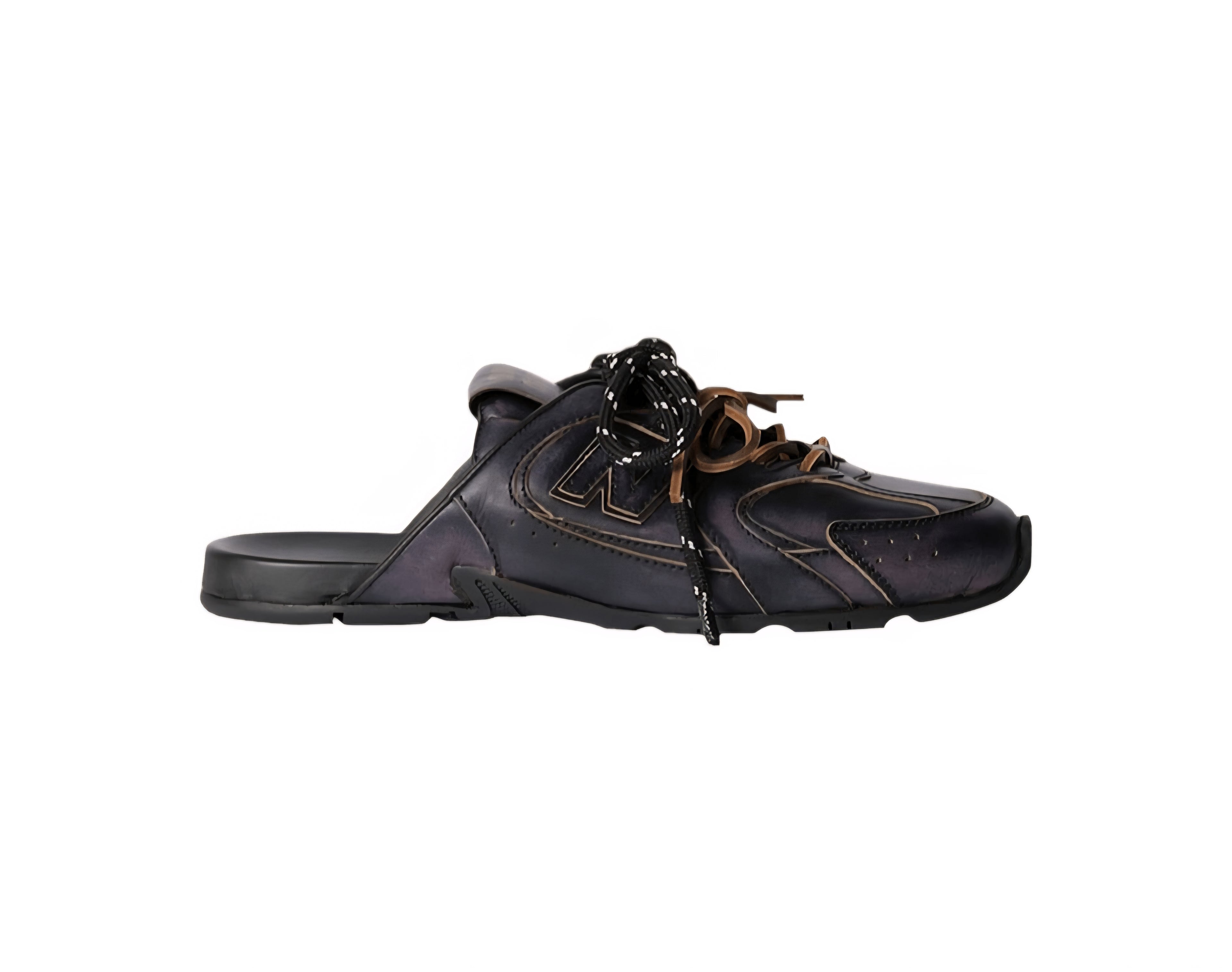 New Balance x Miu Miu 530 SL Mule in the "Black Deco"